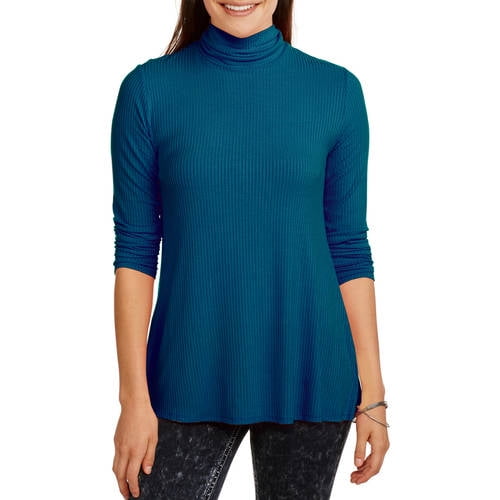 Faded Glory Ls Rib Knit Turtleneck 