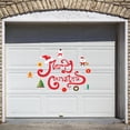 thumbnail image 3 of Christmas Garage Door Decorations Merry Christmas Garage Stickers Reusable Garage Decals Set for Refrigerator Window Decor Non-Magnetic PVC Stickers Christmas Supplies, 3 of 6