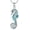 April, variant on AOBOCO Seahorse Necklace for Women 925 Sterling Silver Blue Seahorse Holding Heart Shaped Birthstone Pendant Necklace
