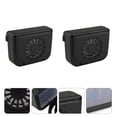 thumbnail image 1 of ELAYARD 2pcs Black Plastic Solar Car Exhaust Fan for Temperature Reduction, 1 of 7