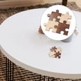 thumbnail image 3 of Rongfmy 4Pcs Wooden Coasters Puzzle Design Ornament Reusable Housewarming, 3 of 4