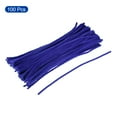 thumbnail image 3 of Unique Bargains 30cm/12 inch Pipe Cleaners Chenille Stems for DIY Art Crafts Dark Blue 100 Pack, 3 of 6