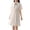 Beige., variant on akafmk Teen Girls Graduation Dresses Lapel Short Sleeve Button Bow Ties High Waist Preppy Dresses 7-16 Years