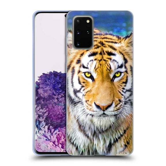 Head Case Designs Officially Licensed Aimee Stewart Animals Tiger and Lily Soft Gel Case Compatible with Samsung Galaxy S20 / S20 5G