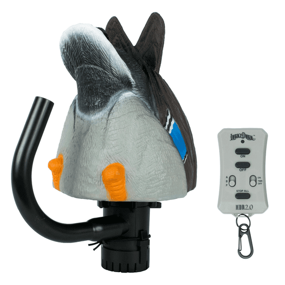 Open Box Lucky Duck 21-12425-3 Agitator 2.0 Motorized Duck Butt Decoy with Remote 2.0