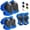 Blue, variant on Lvelia Kids Protective Gear Set Knee Pads for Kids 3-10 Years Toddler Knee and Elbow Pads with Wrist Guards 3 in 1 for Skating Cycling Bike Rollerblading Scooter,Pink