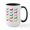 White/Black Inside, variant on CafePress - Dachshunds, Dachshunds, Dachs Large Mug - 15 oz Ceramic Large White Novelty Mug