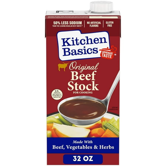 Pack of 12, Kitchen Basics Original Beef Stocks, 32 oz