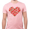 thumbnail image 2 of Strawberry Heart Shirt Unisex Small Pink, 2 of 5