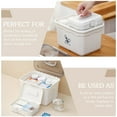thumbnail image 3 of MasteelfCA 1 Set Portable Medicine Box Household Medicine Box Dual-layer Medicine Case, 3 of 8
