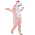 thumbnail image 3 of SWEETXIN Adult Halloween One-Piece Pajamas Shark Cosplay Costume Suit for Women and Men SizeL, 3 of 7