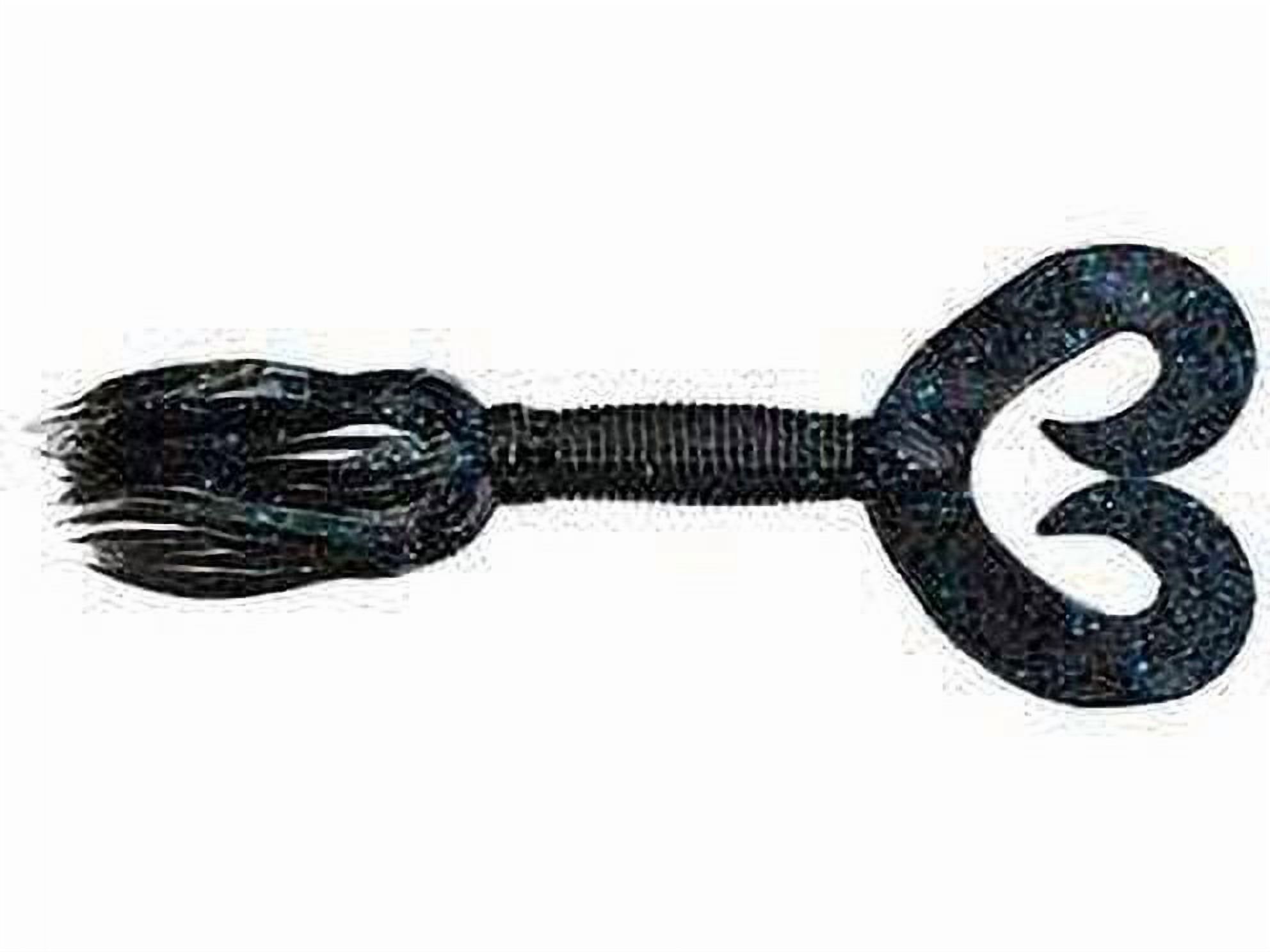 Chompers Skt Grub DoubleTail 4'' Black/Blue Flake 10pk