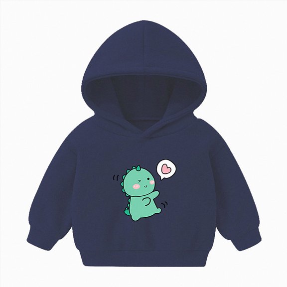 Gerichy Boys Girls Sweatshirts Dinosaur Hoodie Tops Toddler Casual Hoodies Long Sleeve Outdoor Outfit 12M-8T