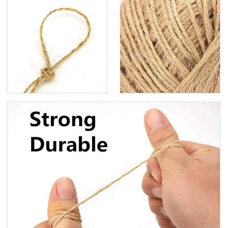 Jute Burlap String Cord Ribbon - Ivory