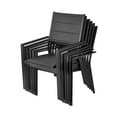 Mainstays Dashwood 7Piece Steel Outdoor Patio Dining Set, Black