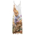 thumbnail image 4 of Easter Bunnies Rabbits Sleeveless Dress Women's Luxury Party Dress Birthday Dresses for Women, 4 of 7