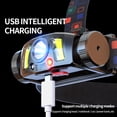 thumbnail image 4 of Faro XPG COB cabeza antorcha recargable USB Fivehead Linterna Linterna Camping Senderismo Noche Caminar Iluminación Equipo al aire libre Vogacara OD003170-00B, 4 of 6