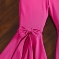 thumbnail image 4 of Girls Fashion Bowknot Flared Trousers Solid Casual Pants, 4 of 9