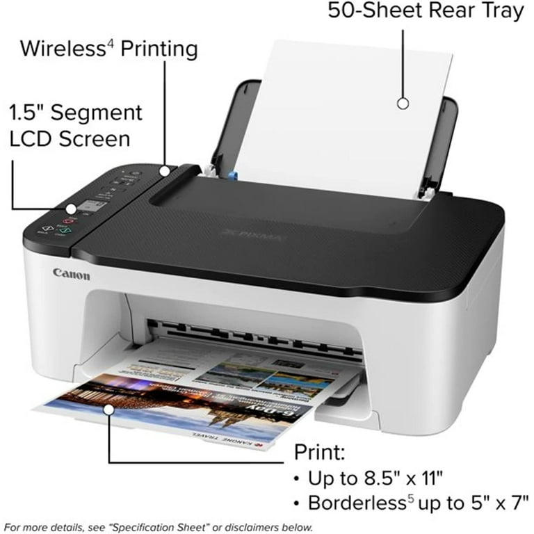 Canon PIXMA TS3522 All-In-One Wireless InkJet Printer and Canon PG