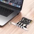 thumbnail image 2 of Gold Plated USB 3.0 PCI-E Expansion Card Built-in Power Module, Independent Port Protection for Smooth and Efficient Data Transfer, 2 of 8