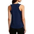 thumbnail image 2 of Hngshg Camisoles Grande Taille pour Femmes à Volants Sans Manches Amples Décontractées Col Rond T-Shirts Classiques Été Vacances Sortie Tee, 2 of 6