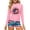 Pink, variant on dazeni Girls 4th of July Swimsuit American Flag Patriotic Rash Guard Set Two Piece Long Sleeve Beach Summer Vacation Swimwear Independence Day Outfits Light Blue