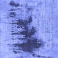 thumbnail image 1 of Ahgly Company Machine Washable Indoor Square Oriental Blue Industrial Area Rugs, 3' Square, 1 of 4