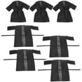 thumbnail image 5 of OUNONA 5pcs Disposable Spa Bathrobe Non-Woven Fabric Sauna Robes Travel Kimono Bathrobe Body Gown Travel Bath Robes, 5 of 8