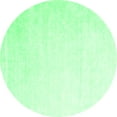 thumbnail image 1 of Ahgly Company Indoor Round Abstract Green Contemporary Area Rugs, 8' Round, 1 of 1