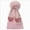 Pink Cap, variant on Newborn Baby Beanie Thickened Cute Warm Knit Cute Hat Winter Warm Cap Baby Beanies Hat One Size