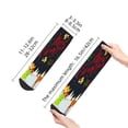 thumbnail image 5 of Bingfone Merry Christmas Elk Design Patterned Men'S Women'S Casual Cotton Socks, 5 of 9