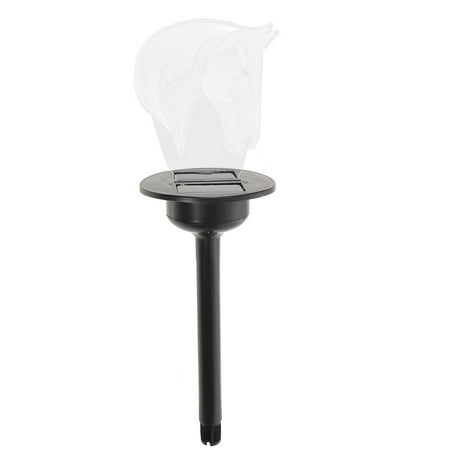 

1Pc Solar Lamp Outdoor Yard Lamp Ground Inserted Lamp Horse Shape Garden Lamp