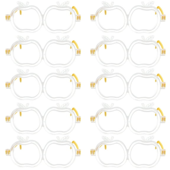 Qiysamall 20 Pcs Christmas Shape Fluorescent Glasses Light up Eyeglasses Halloween Glowing Glasses Party Favors Promotional Props (No Glow Sticks)