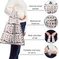 thumbnail image 5 of 5 Pack Foldable Shopping Bag,White Christmas Animal and Car Pattern Reusable Grocery Bags with Pockets,Large Reusable Tote Bags with Handles Waterproof & Lightweight, 5 of 6