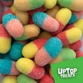 UpTop Treats Freeze Dried OIF8 Candy, Star Worms, Crunchy Sour Gummy