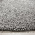 thumbnail image 4 of SAFAVIEH Solo Dulcibella Solid Plush Shag Area Rug, Charcoal, 6'7" x 6'7" Round, 4 of 7