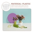 thumbnail image 5 of Homemaxs 12pcs Plastic Plant Pot Saucer Drip Tray Plastic Flower Pot Tray Clear Plant Saucers, 5 of 6