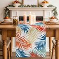 thumbnail image 2 of Table Runners 120 Inches Long Dress Scarves, Tropical Botanical Farmhouse Coffee/Dining/Kitchen Table Decor Table Runner for Living Room, Summer Colorful Palm Leaves Boho 13x120 Inch, 2 of 9