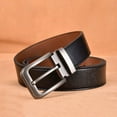 thumbnail image 4 of Mens Genuine Leather Belts Adjustable Casual Dress Belt for Jeans Size 26 to 38, 4 of 6