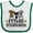 White and Green, variant on Inktastic Vet Future Veterinarian in Training Boys or Girls Baby Bib