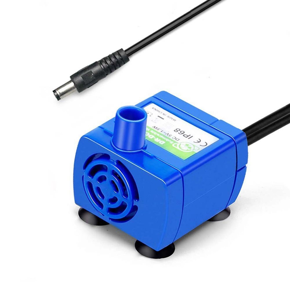 Pompe De Fontaine À Chat, Pompe Led Fontaine A Eau Chat Pour 2,5L