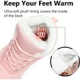 thumbnail image 2 of Mens Womens Snow Boots Winter Barefoot Shoes Warm Fur Lined Short Ankle Booties Outdoor Anti-Slip Wide Toe Box Walking Winter Shoes, 2 of 15