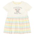 thumbnail image 3 of Inktastic My Great Grandpa Loves Me Elephant Girls Baby Dress, 3 of 5