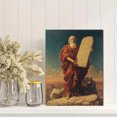 thumbnail image 2 of Moses Ten Commandments Canvas Wall Art 15.75x11.81 Inches, 2 of 8