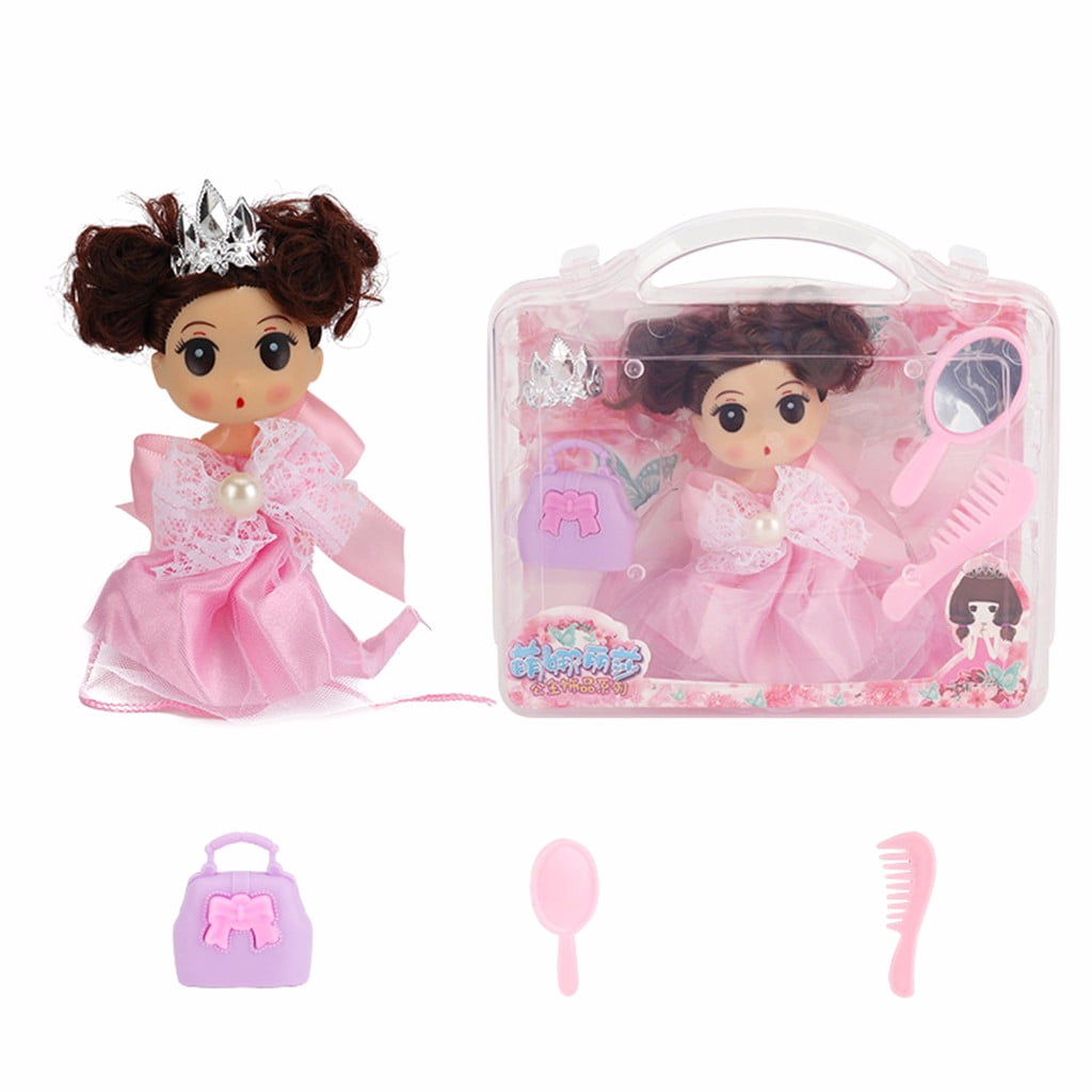 Baby Pretend Play Make Up Toys For Girls Princess Hairstyle Doll