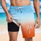 thumbnail image 2 of Pantalones Cortos Casuales para Hombre Imprimir con Bolsillos Pantalones de Playa de Cintura Elástica, Pantalones Cortos de Cintura Elástica para Hombre, 2 of 5