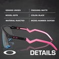 thumbnail image 2 of Oakley OO9280 BXTR Rectangle Shaped Non-Polarized Sunglasses for Men & Women - Includes Official Eyewear Kit - Matte Black Frame with Prizm Black Lens, 2 of 6
