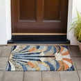 thumbnail image 3 of Dalyn Rugs Machine Washable Indoor/Outdoor Chantille ACN2177 Navy 1'8" x 2'6" Rug, 3 of 7