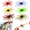 6 Colors Set(6PCS), variant on Sea Urchin Bait Bass Fishing Lures, 6 Pcs TPR Soft Plastic Baits