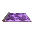 thumbnail image 2 of Ahgly Company Indoor Round Abstract Purple Modern Area Rugs, 5' Round, 2 of 4